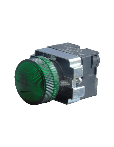 Lámpara piloto 22mm metal