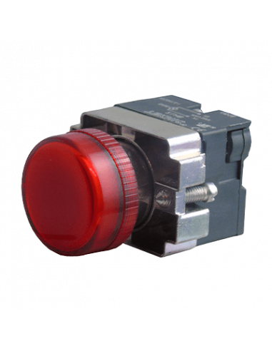 Lámpara piloto 22mm metal