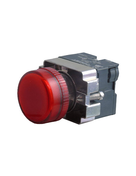 Lámpara piloto 22mm metal