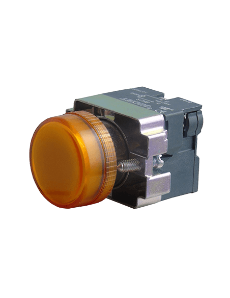 Lámpara piloto 22mm metal