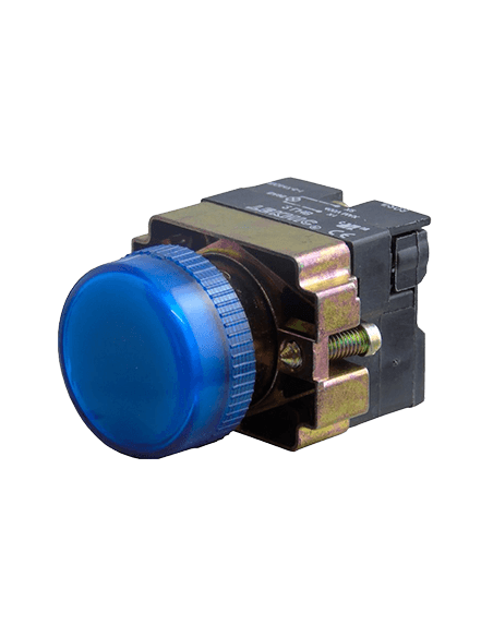 Lámpara piloto 22mm metal