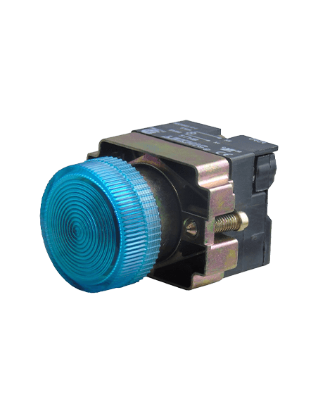 Lámpara piloto 22mm metal