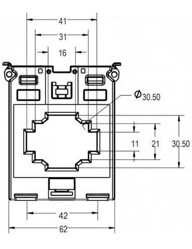 Transformador 250/5A SPCT