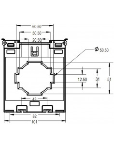Transformador 800/5A SPCT 2