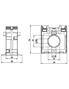 Transformador 600/5A HYCT 2