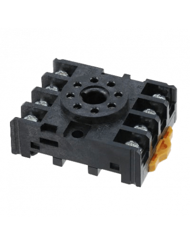 Socket de relevador / temporizador para riel Din