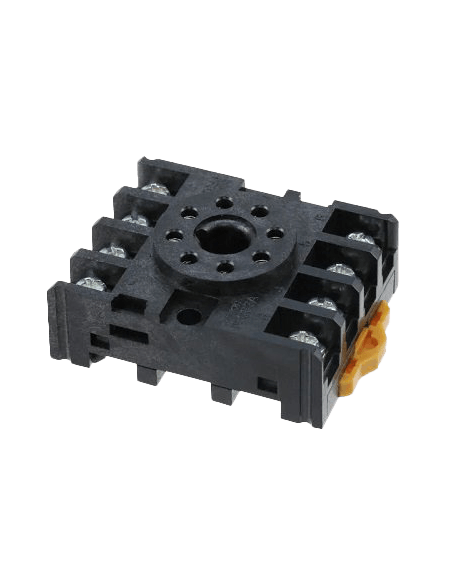Socket de relevador / temporizador para riel Din