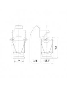 Cubierta entrada superior 3P+T 2