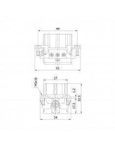 Inserto Hembra 6P+T 2