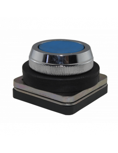Boton 30mm no iluminado metal
