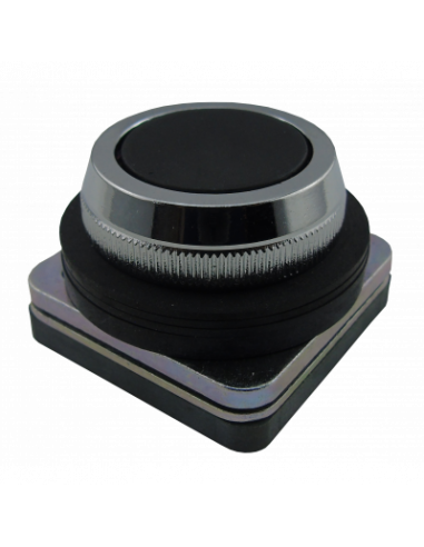 Boton 30mm no iluminado metal