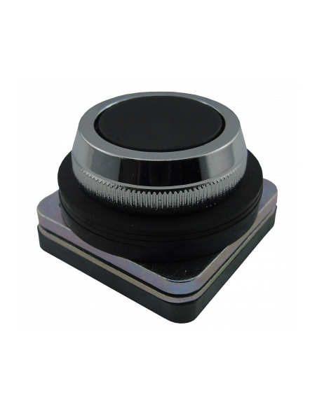 Boton 30mm no iluminado metal