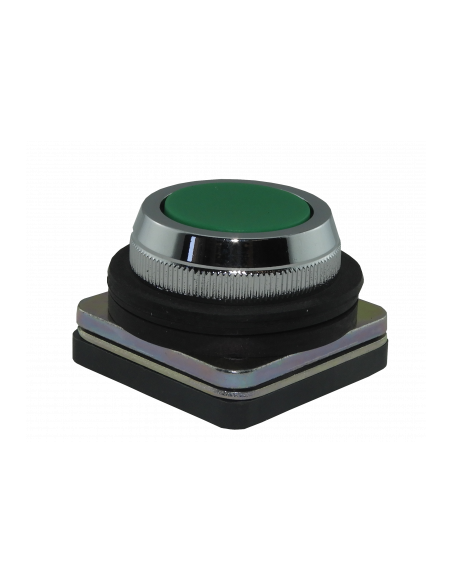 Boton 30mm no iluminado metal
