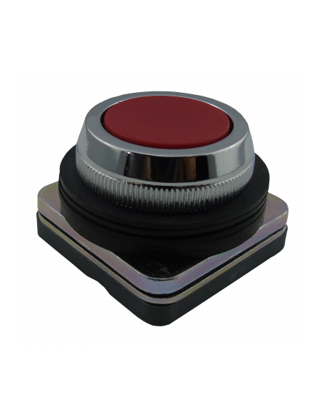 Boton 30mm no iluminado metal