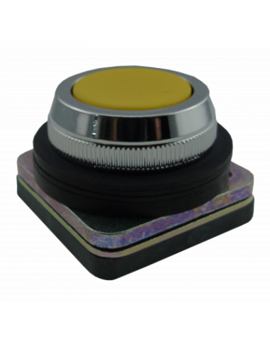Boton 30mm no iluminado metal