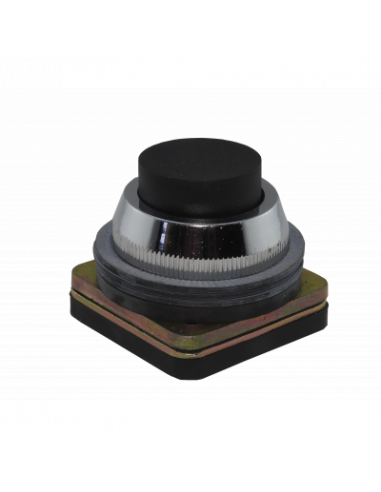 Boton 30mm no iluminado metal