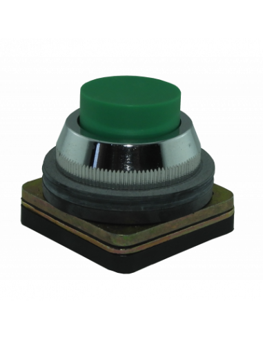 Boton 30mm no iluminado metal