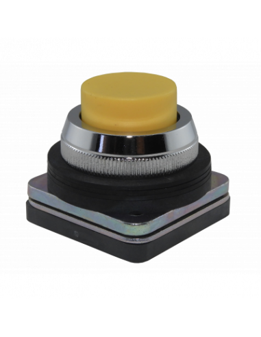 Boton 30mm no iluminado metal