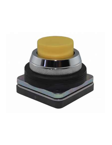 Boton 30mm no iluminado metal