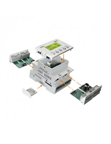 Base para PLC Serie MiBRX 4M