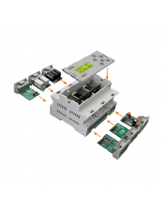 Base para PLC Serie MiBRX 6M