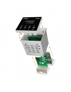 Base para PLC Serie MiBRX 72x72