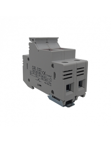 Portafusible 2 Polos con LED