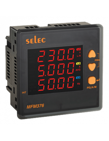 Medidor Multifunción 96x96mm