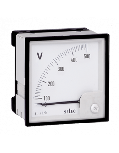 Voltímetro analógico