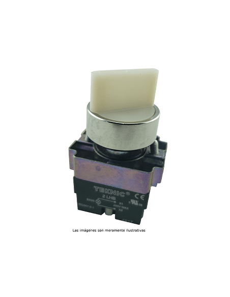 Selector 22mm iluminado