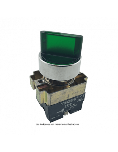 Selector 22mm iluminado