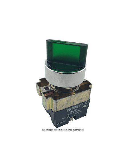 Selector 22mm iluminado