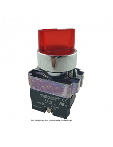 Selector 22mm iluminado