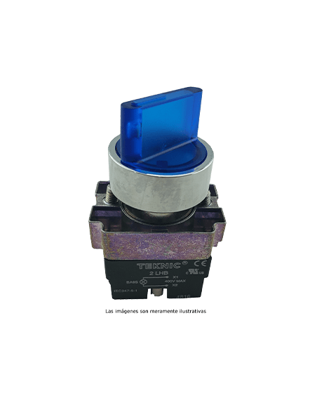 Selector 22mm iluminado