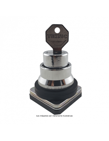 Selector con llave 30mm