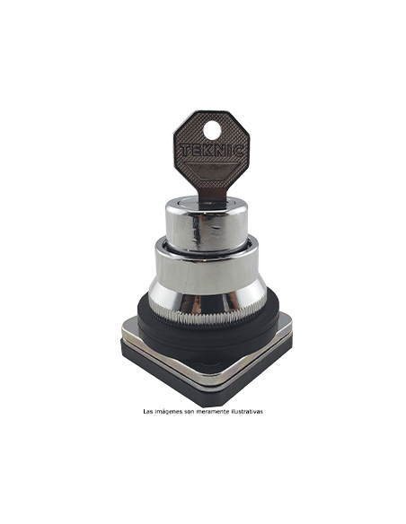 Selector con llave 30mm