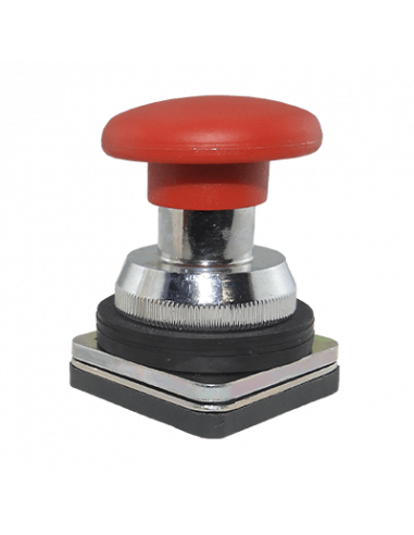 Botón Pulsador Tipo Hongo 30mm