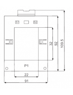 Transformador 100/5A SCCT 2