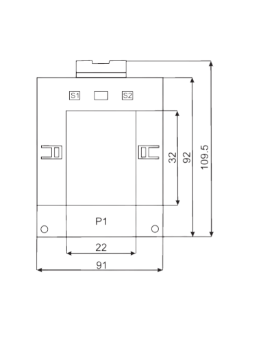 Transformador 100/5A SCCT