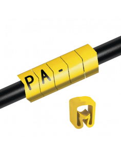 Marcador para cable cerrado