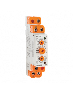 Relevador protector de voltaje analógico, 90x17.5