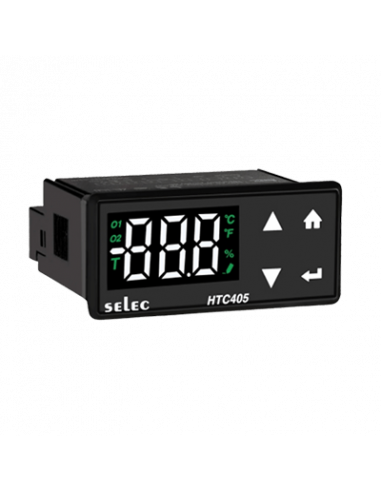 Controlador de humedad y temperatura Dígital, 48x72