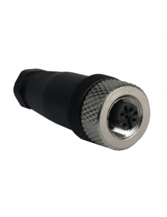 Conector recto M12, 5 Pines