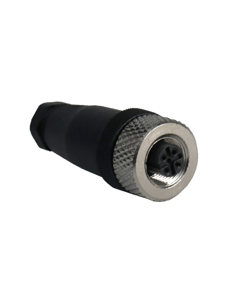 Conector recto M12, 5 Pines