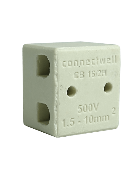 Bloque cerámico 2 polos