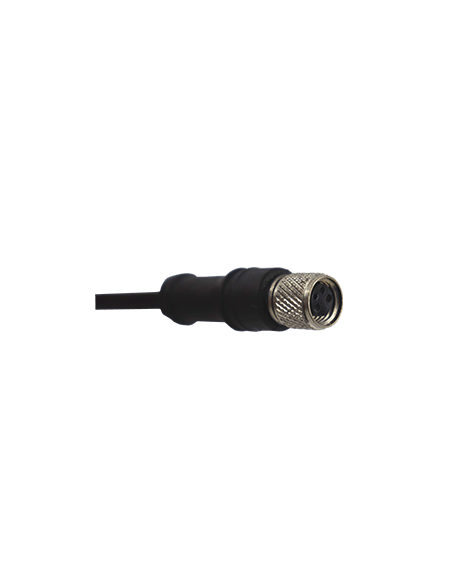 Conector Recto M8, con cable tipo PUR