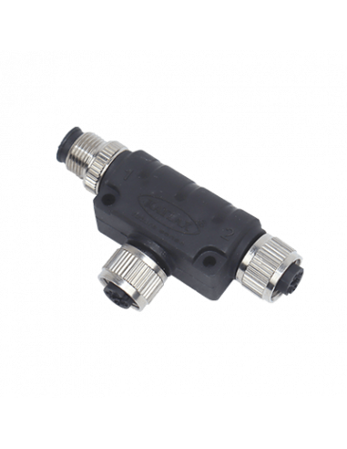 Conector Tipo T, M12, 5 Pines