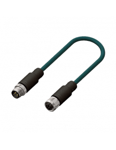 Cable con 2 Conectores, 4 Polos, PUR