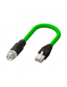 Cable con Conector y RJ45, 8 Polos, PVC