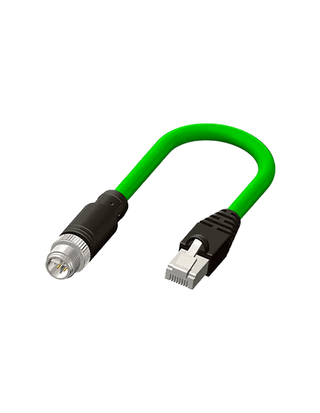 Cable con Conector y RJ45, 8 Polos, PVC